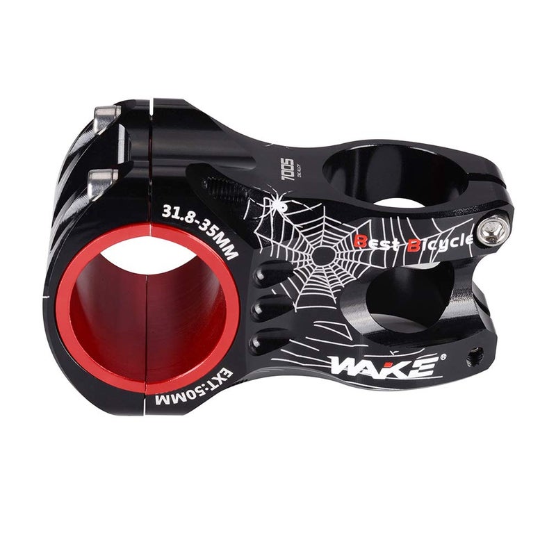 Litetop Aluminum Alloy MTB Stem 35mm 50mm 0 Degree for Most Bicycle, Road Bike, MTN, BMX, Fixie Gear, Cycling (Black) - Image 3
